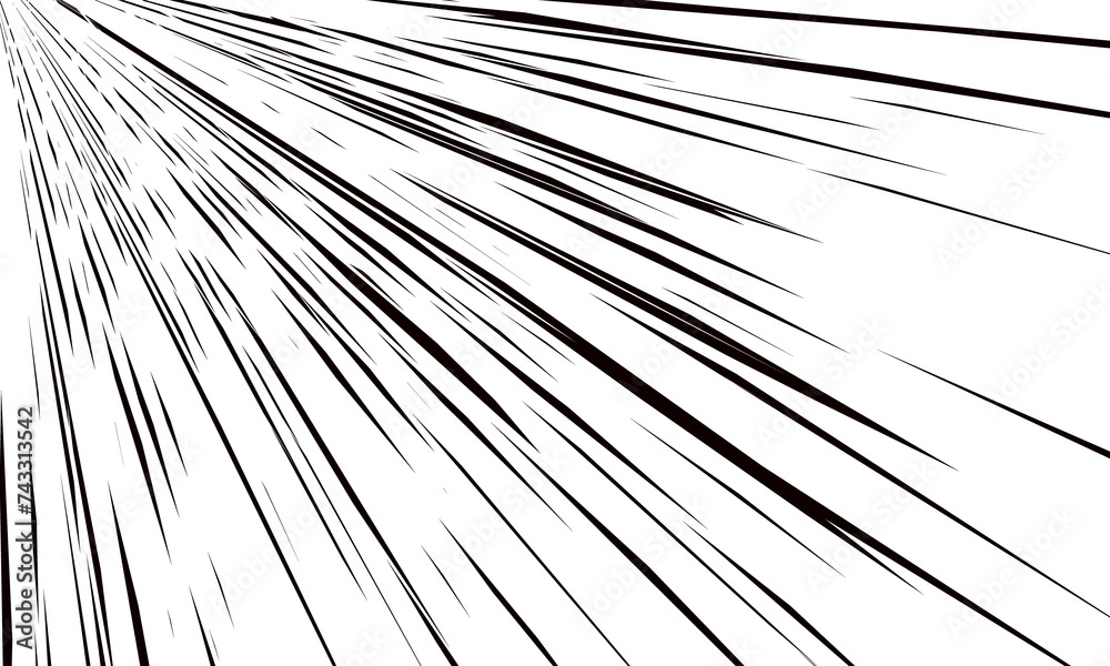 Obraz premium 効果線63