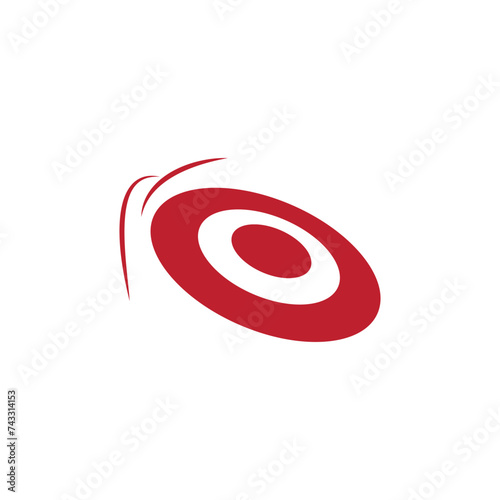 frisbee logo icon