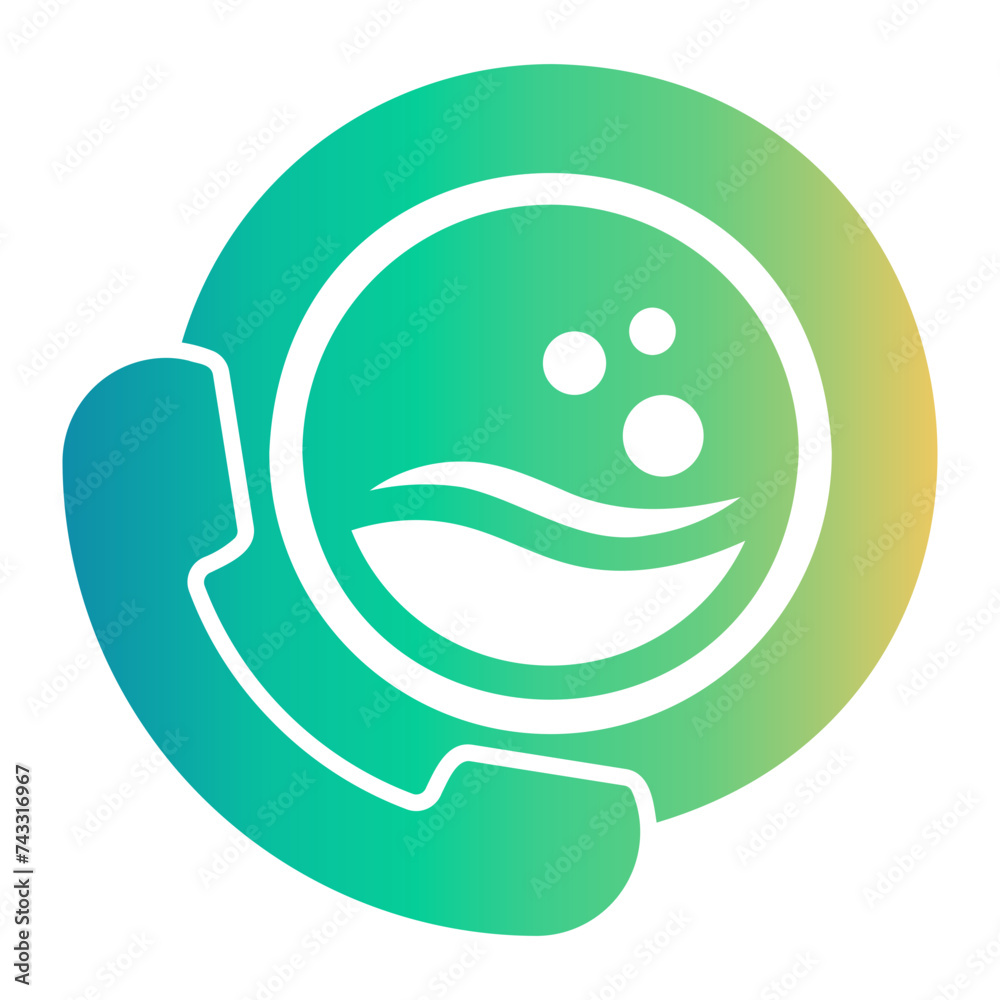 Obraz premium laundry machine icon