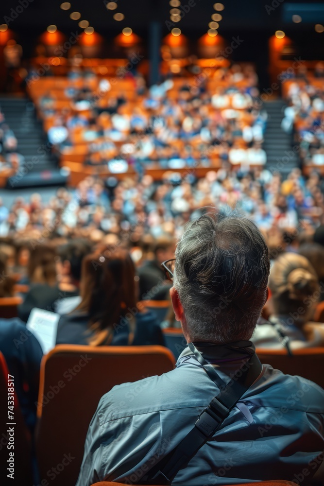 Keynote speaker captivating the audience with insightful anecdotes and inspiring success stories, on Keynote Address, Generative AI Keynote speaker captivating the audience with insightful anecdotes and inspiring success stories, on Keynote Address, Generative AI