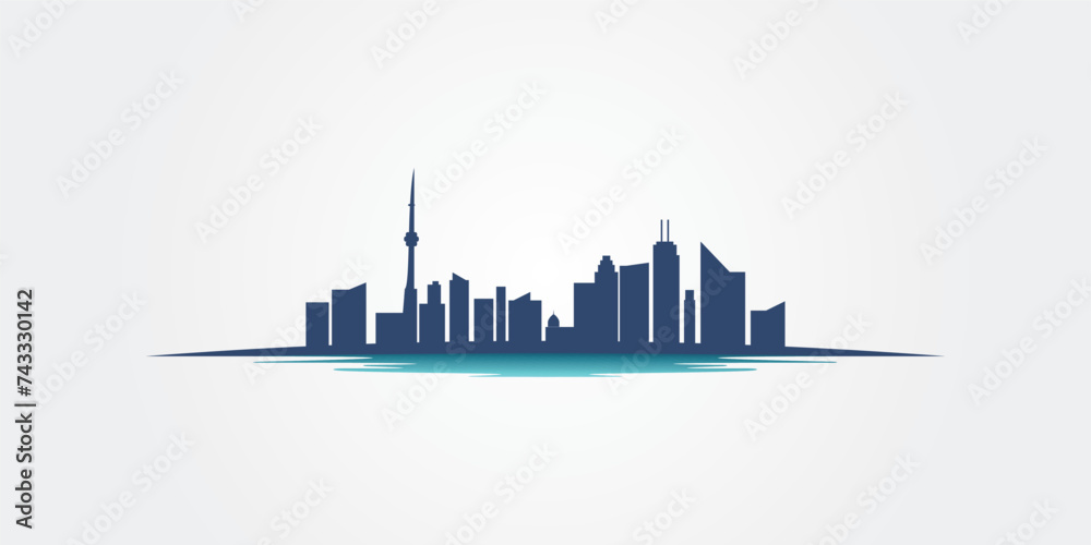 United States texas, california, miami, seattle, denver, new york city, chicago downtown skyline silhouette illustration design image