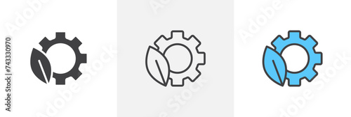 Ecology Isolated Line Icon Style Design. Simple Vector illustration