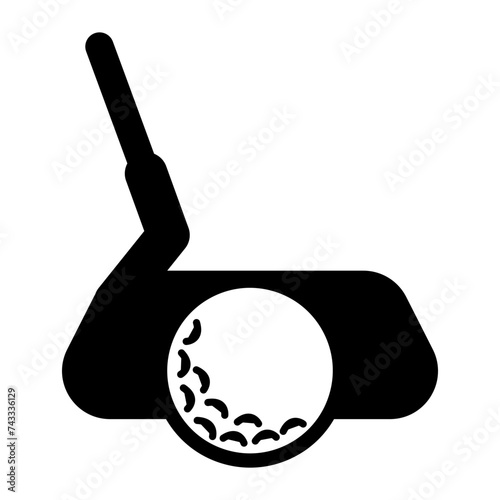 Golf putter icon