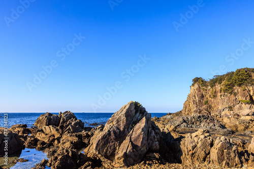 江住海岸公園からの朝風景 和歌山県すさみ町