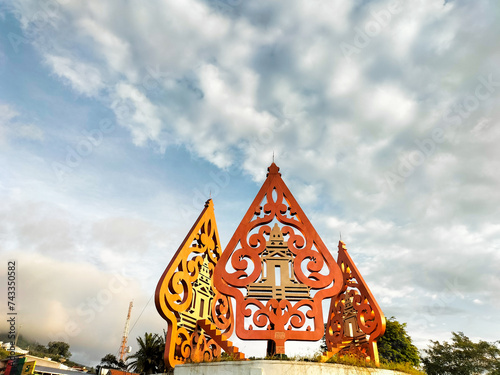 The city center of the town square of Bandungan which is a mountain tourist spot with many hotels, villas, inns and also fresh fruit and vegetable markets. Ungaran, Indonesia.
 photo