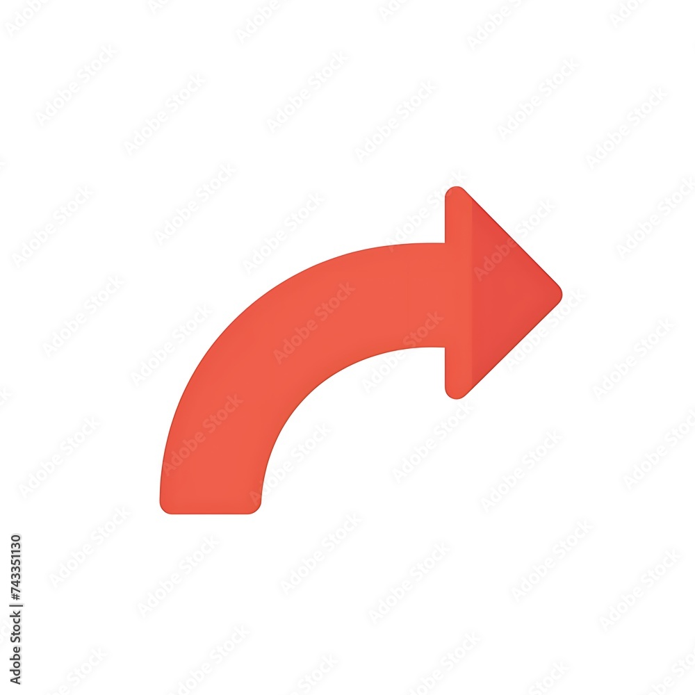curved red arrow curved red arrow