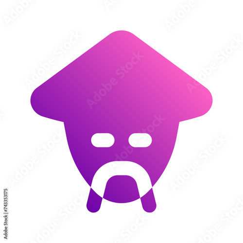 man gradient icon