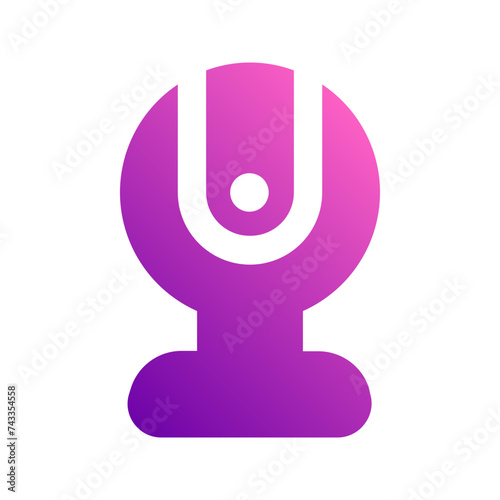webcam gradient icon