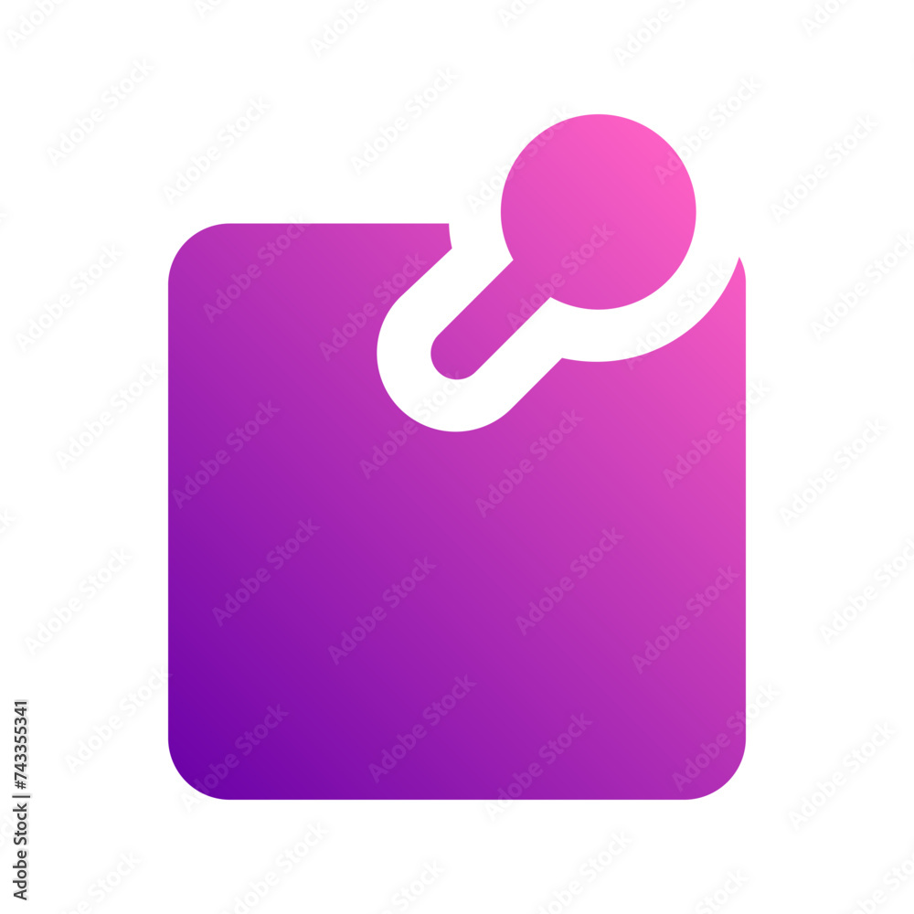 notes gradient icon notes gradient icon