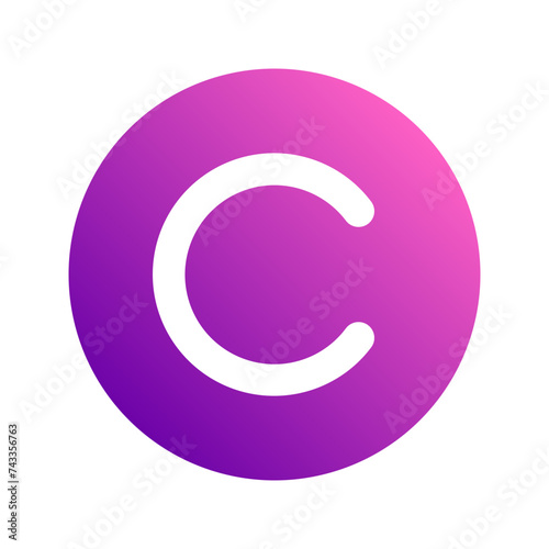 cent gradient icon