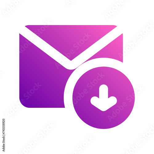 inbox gradient icon