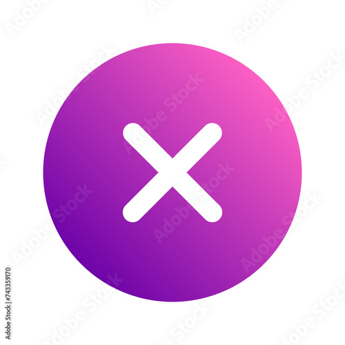 failed gradient icon