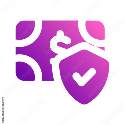 insurance gradient icon
