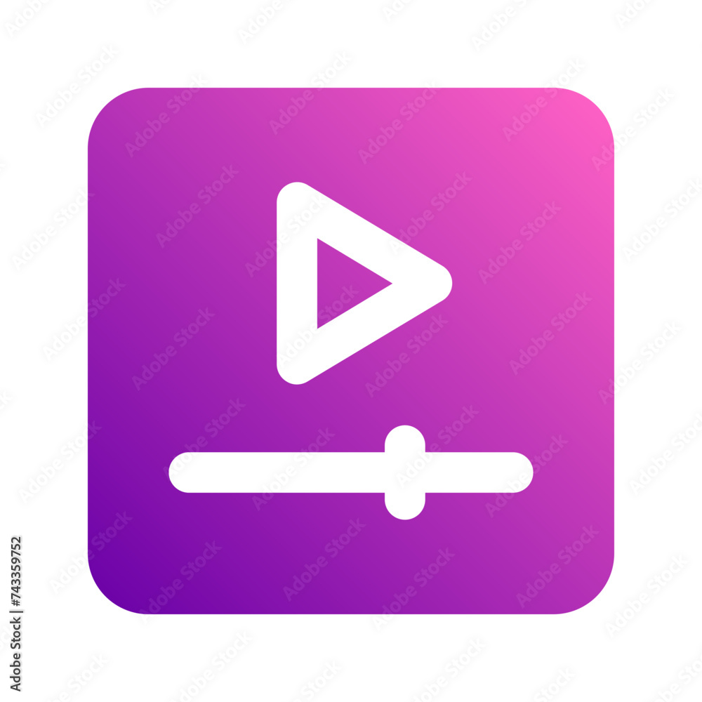 video marketing gradient icon video marketing gradient icon