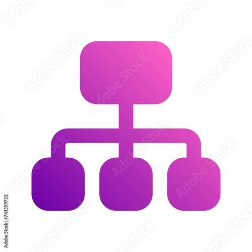 sitemap gradient icon