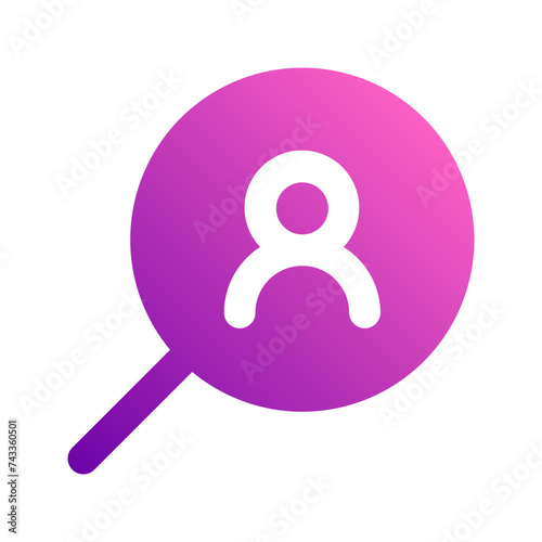 recruitment gradient icon