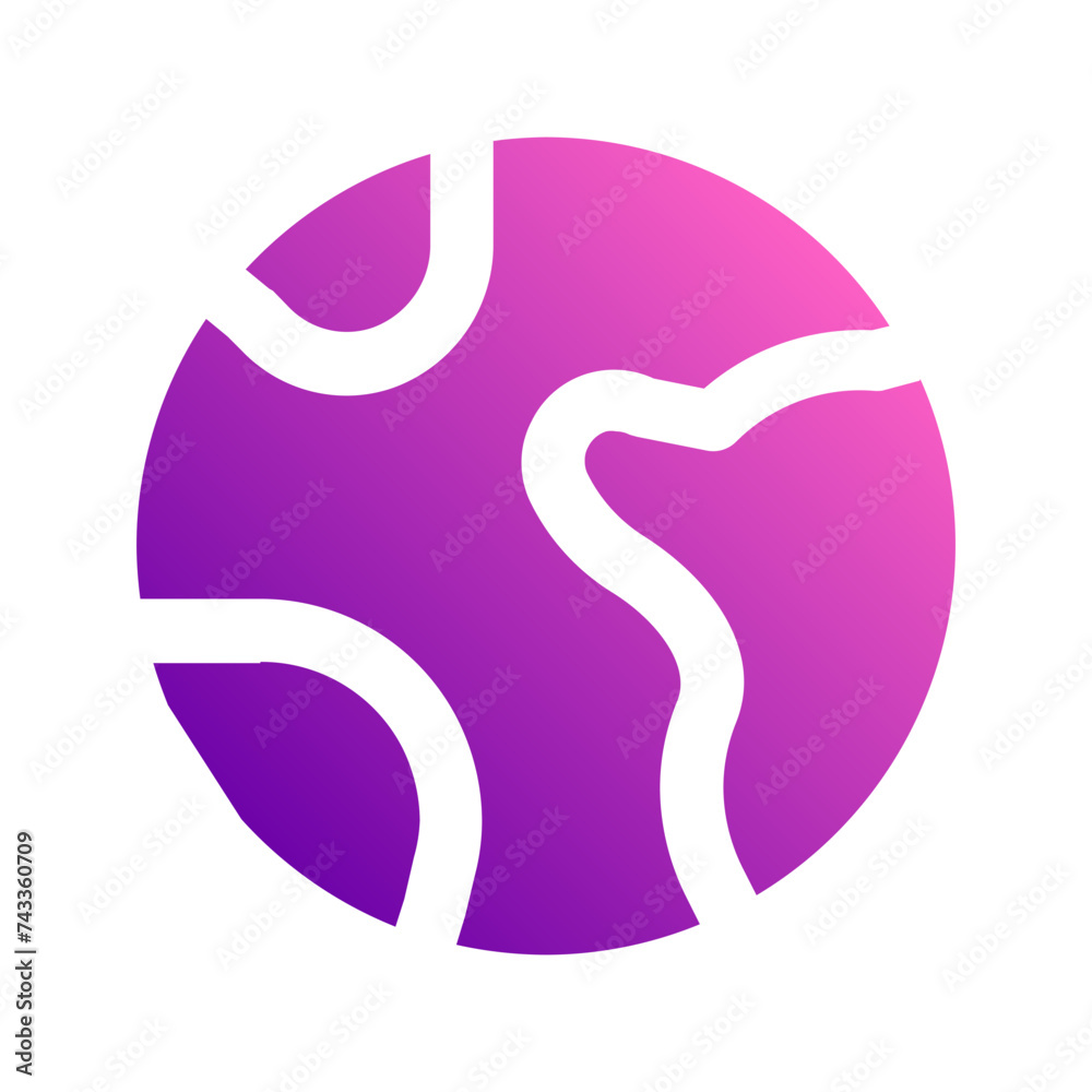 globe gradient icon globe gradient icon