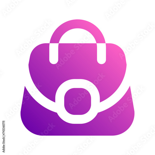 handbag gradient icon