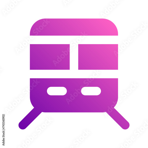 train gradient icon
