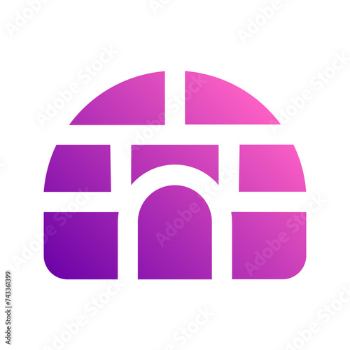 igloo gradient icon