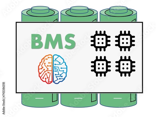 bms logo battery, Battery Management System,  photo