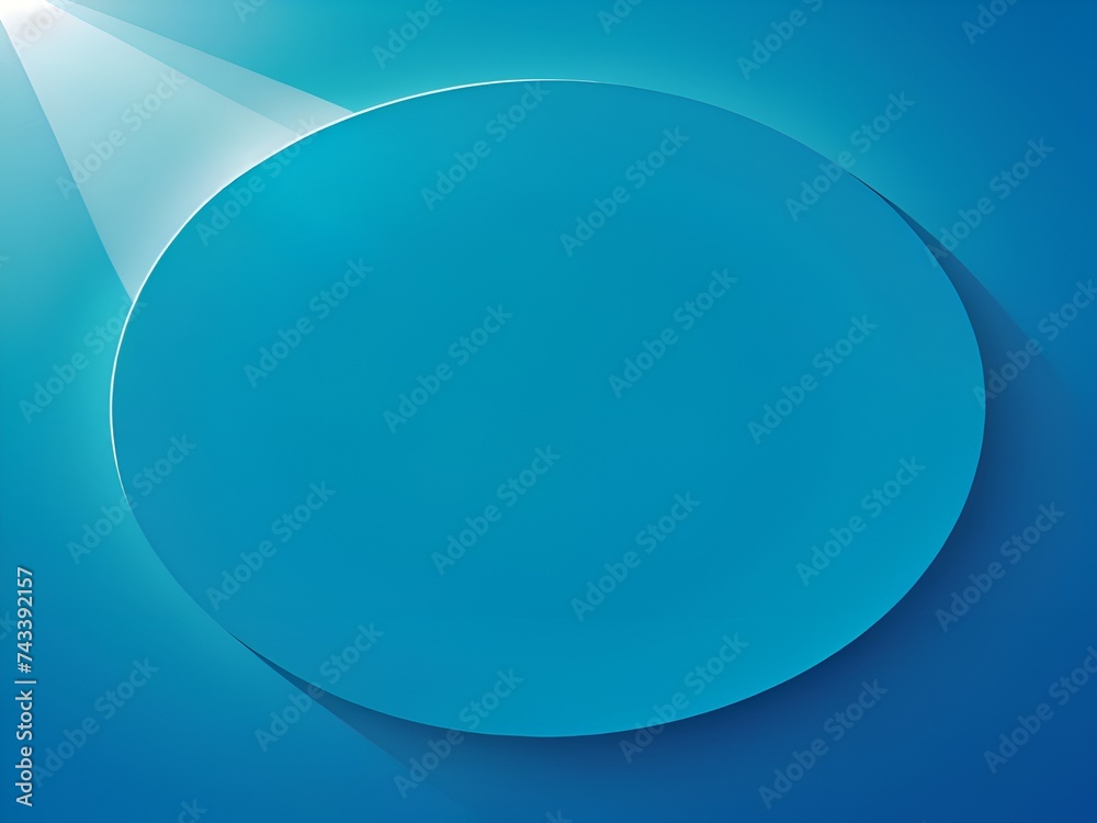 Blue circle abstract background