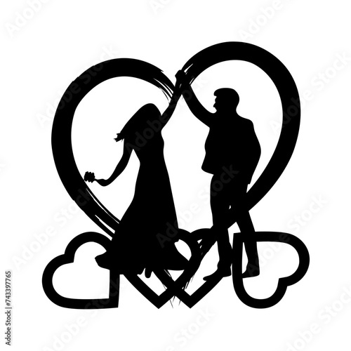 Vector solid black icon for Cake topper