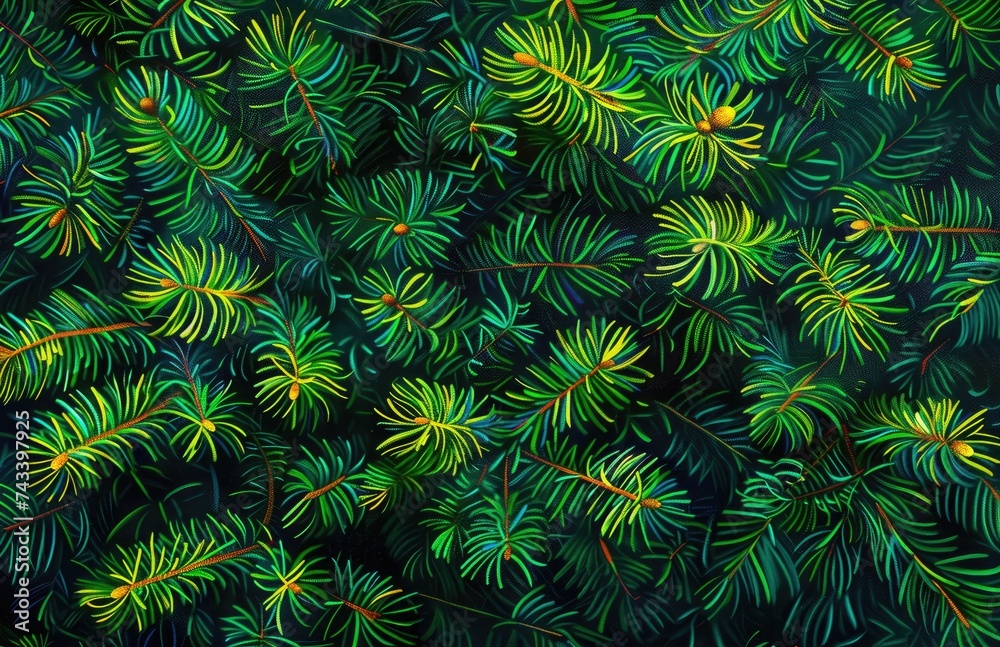 Beautiful Christmas Background with green fir tree brunch close up. Copy space, trendy moody dark toned design for seasonal quotes. Vintage December wallpaper. Natural winter holiday forest backdrop A Beautiful Christmas Background with green fir tree brunch close up. Copy space, trendy moody dark toned design for seasonal quotes. Vintage December wallpaper. Natural winter holiday forest backdrop A