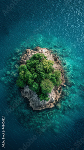 island in the sea © nan