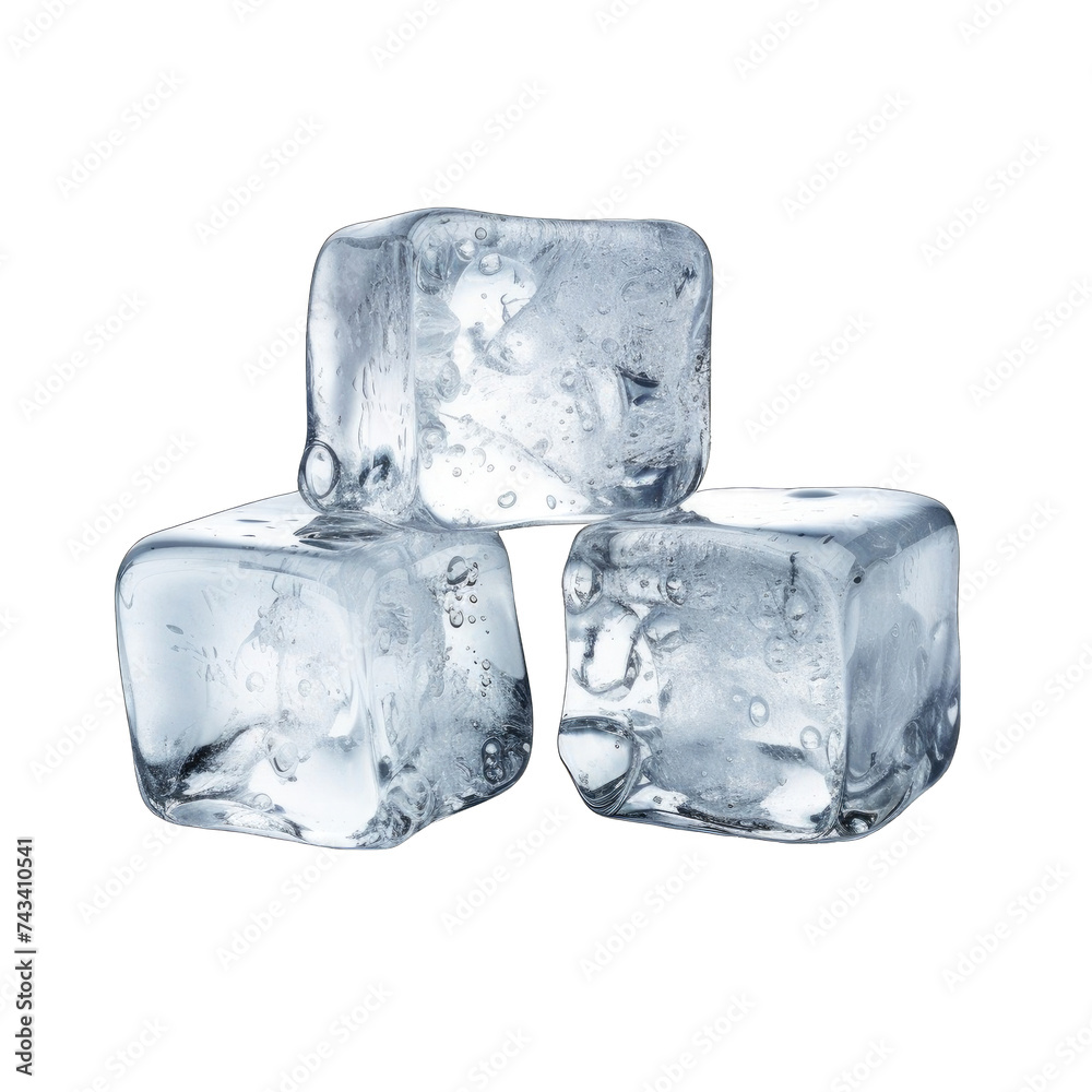 Obraz premium ice cubes png