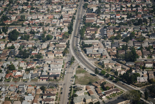 The sprawl of Los Angeles as seen from a plane.
