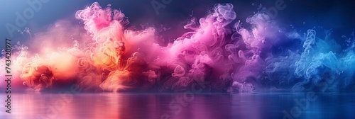 Abstract Background Gradient Cotton Candy, Background Image, Background For Banner, HD