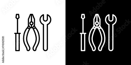 編集可能な工具のベクターアイコン