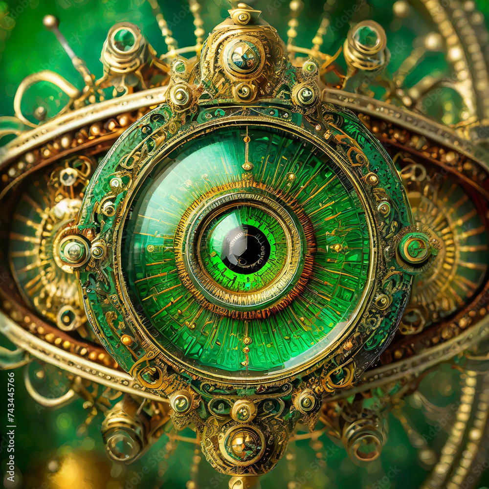 Obraz premium oeil steampunk
