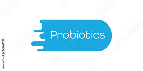 Micro probiotic microorganism, science background. Medicine and treatment.	