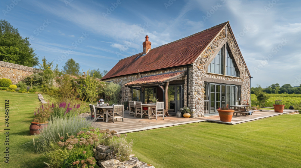 This oneofakind barn conversion retains its traditional charm while offering all the modern comforts for everyday living.