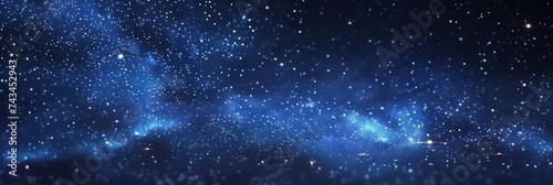 a starry sky filled with stars, space galaxy cosmos nebula milky way banner