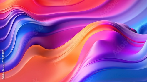 abstract colorful wavy