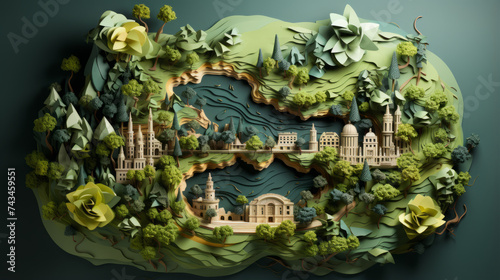 Explore Ancient Asian Architecture and Religious Statues: A Journey Through Thailand, China, and More!, generative AI
