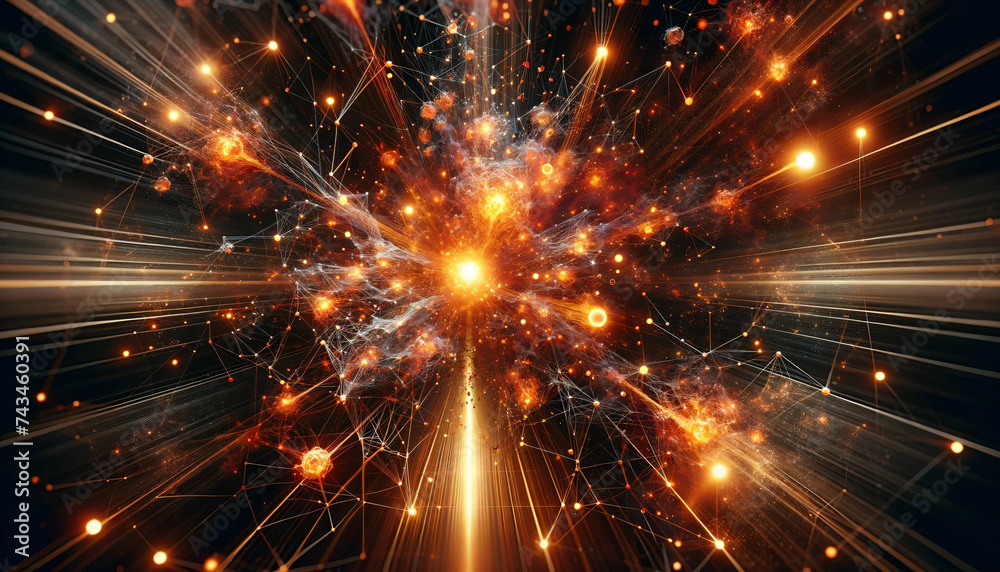 Naklejka premium lights of realms