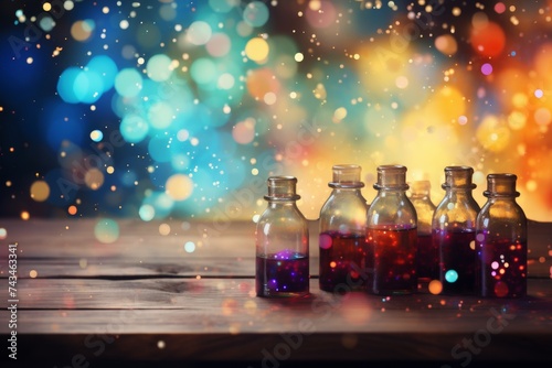 Education, science and medical abstract background