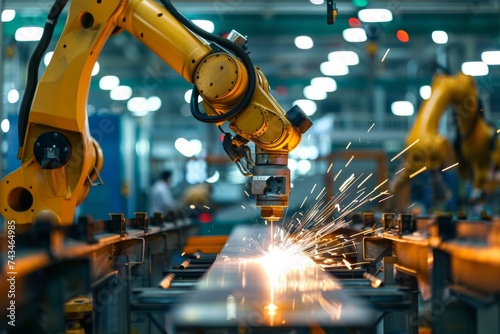 Industrial robotics: Robotic arm welding for enhanced productivity