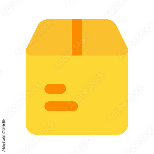 box flat icon photo