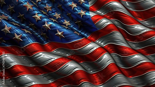 American flag for Memorial Day, 4th of July, Labour Day. Independence Day.., + --ar 16:9 --stylize 250 --v 6 Job ID: acf3604a-f484-4d3c-a693-dffabe9d24a2