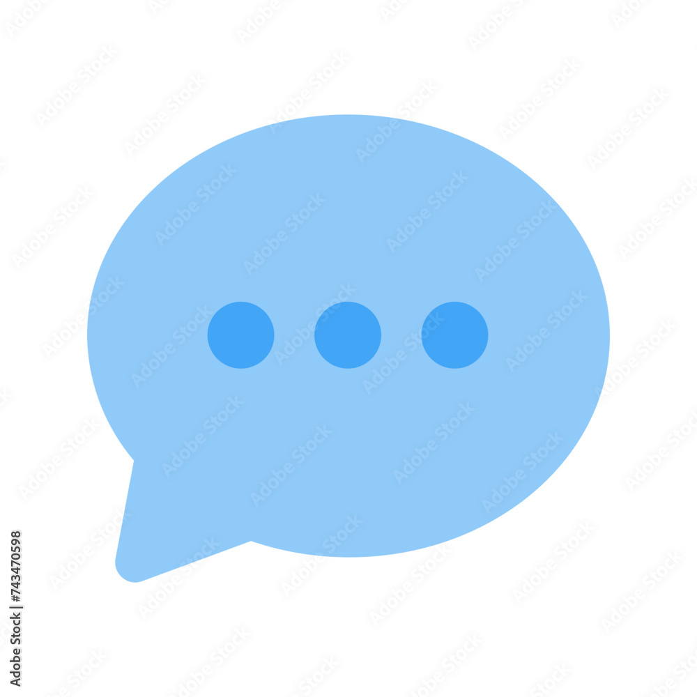 bubble chat flat icon bubble chat flat icon