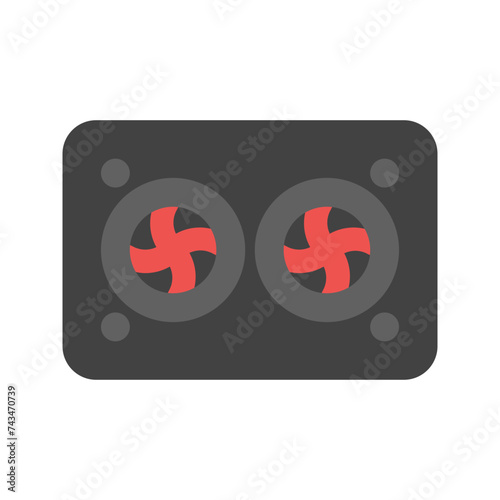 cooler flat icon