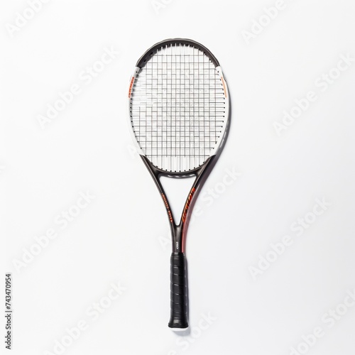 Tennis racket isolated on white background © MR. Motu