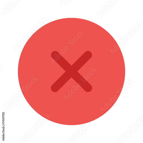 failed flat icon