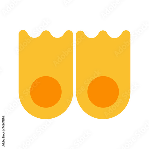 fins flat icon