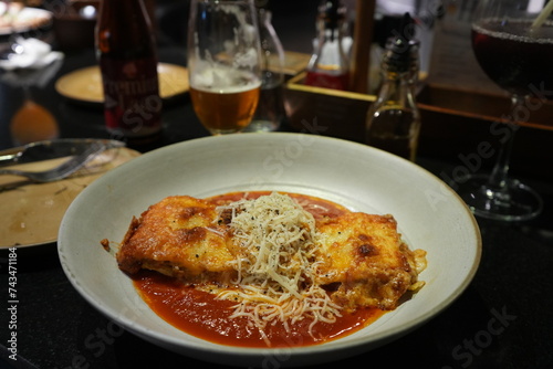 Italian Food, Lasagna - イタリア料理 ラザニア 
